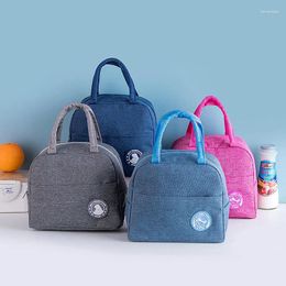 Storage Bags Portable Lunch Bag Cooler Thermal Insulated Box Tote Bento Pouch Container Food Handbag