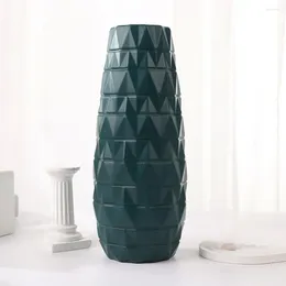 Vases Plastic Vase Decor Elegant Flower For Indoor Outdoor Use Modern Dried Holder Room Bedroom Stylish Table