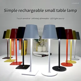 Table Lamps Wireless Portable Bedside Reading Night Light For Living Room Bedroom El Bar Restaurant Decoraction