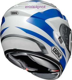 Shoei unisex adult full face helmet style Gt Air Swayer Tc 2 Helmet Blue White 2X Large 1 Pack