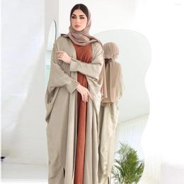 Ethnic Clothing Dubai Abayas Open Abaya Kaftan Muslim Cardigan Dresses For Women 2024 Casual Kimono Robe Femme Caftan Turkish Islamic