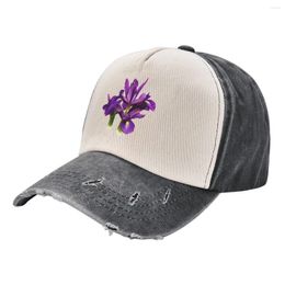 Ball Caps Elegant Dutch Iris Purple Sensation Baseball Cap Beach Outing Designer Hat Horse Female Men's