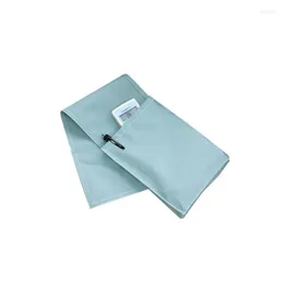 Storage Bags Cotton Linen Bedside Bag Organiser Bed Desk Sofa TV Remote Control Hanging Holder Pockets