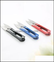 Hand Tools Home Garden CrossStitch Est Mixed Color Clippers Sewing Trimming Nippers Embroidery Thrum Scissors Dh0012 Drop Deliv8848611