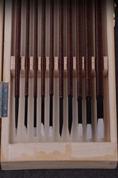 10 Pcs Stone Carving Chisel Tool hand stone carving tools knives set5599429