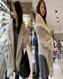 2015 Women plus size cardigan poncho cape sweater coats Fur Collar Jacket sweatershirts winter overcoat outerwear3818377