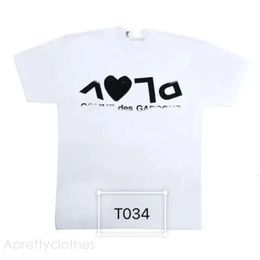 Designer Play Brand Mens T-Shirts Newest Mens Women Of Luxury Amirirs T Shirt Fashion Men S Casual Tshirt Man Clothing Little Red Heart Polo Shirt 553