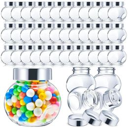 Storage Bottles Mini Small Containers Mason With Jars Gifts Oz Spice Wedding Glass Favours Lids For 1.7 Tiny