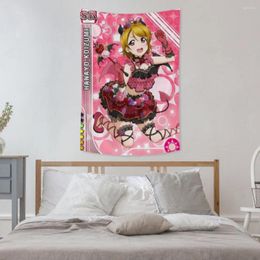 Tapestries Love Live! Sunshine!! Fabric Tapestry For Wall Bedroom Room Decorating Items