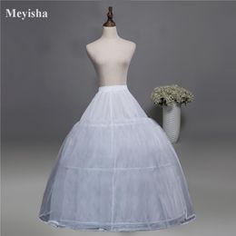 52016 Wedding Dress Crinoline Bridal Petticoat Underskirt 3 Hoops 329O