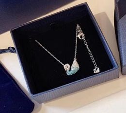 Iconic Crystal Necklace Alloy AAA Pendants Moments Women for Fit Necklace Jewelry 061 Annajewel3907141
