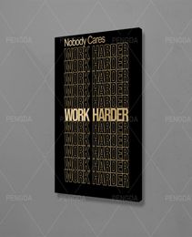 Home Decoration Work Harder Painting Inspirational Quote Wall Art HD Print Money Poster Nordic Canvas Modular Picture For Gift9769915
