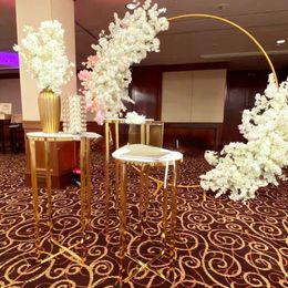 Wedding Decoration Circle Flower Arch Balloons Garlands Rack Grand Event Home Backdrops Birthday Party Baptism Feast Dessert Table Cake 234Y