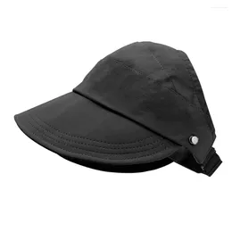 Bandanas Adjustable Summer Wide Brim Sunhat Women Sun Hats Foldable Outdoor Beach Bucket Hat UV Protection Visors Fisherman Caps