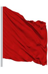 Custom 90x150cm Red Flag Solid Red Flag Pure Vivid Color Banner Flags 3x5ft Any Style Decorative Hanging Flying 5054770