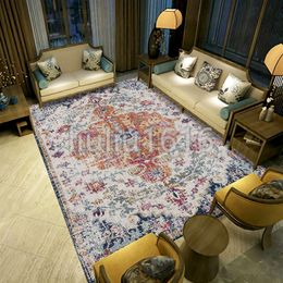Carpets Designer rug room decor Vintage Bohemian carpet to do old style living room large area carpet Homestayhotel decorative floor mat #6352