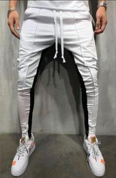 Autumn New Men High Street Sweatpants Trousers Male Side Stripe Hip Hop Sweatpants Jogger Pants Streetwear M3XL5707695