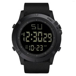 Wristwatches Large Screen Digital Sports Watch Electronic 30M Waterproof Wristwatch Gift For Birthday Christmas