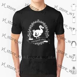Mens T Shirts Dodo Expired Cotton ( White ) Shirt Custom Design Print Extinct Bird Animal Ammonite Flower Frame Silhouette 7131