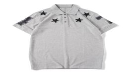 Famous Mens Stylist Polos Men Women High Quality Polo T shirt Fashion Summer Mens Stylist Tees Black White Grey3416727