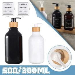 Liquid Soap Dispenser 300/500ml Thickened Refillable Shampoo Pump Bottle Lotion Container Tank Hand Wash Bathroom Accessorie