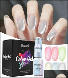 Nail Gel Art Salon Health Beauty 6ColorLot Candy Uv Led Polish Top Base Coat Needed Soak Off Glaze Glue For Manicure Tips3840801