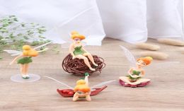 24pcs Flower Pixie Fairy Miniature Figurine Dollhouse Garden DIY Ornament Decoration Crafts Figurines Micro Landscape C02201933937