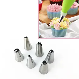 Baking Tools 8Pcs Piping Pastry Bag With Nozzles Silicone Reusable Cream Bags DIY Cupcakes Decorating Kitchen Accessories