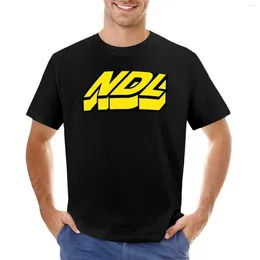 Men's Tank Tops NDL Merch Logo T-shirt Oversized Hippie Clothes Vintage Customizeds T Shirts For Men Pack