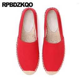 Casual Shoes Comfortable 12 44 Round Toe Espadrilles Plain Canvas 10 Designer White Flats Large Size 11 2024 Slip On Women China Ladies