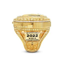 Wholesale Basketball Curry 2021-2022 Championship Ring Warrior Fashion Gifts From Fans And Friends Leather Bags Accessories Drop Deliv Dh3Td