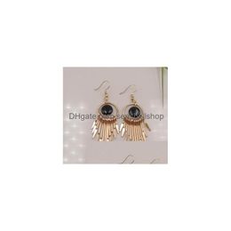 Dangle Chandelier Style European And American Tassel Earrings South Korea Matching Long Fashion Classic Exquisite Drop Delivery Jewelr Dh9Ol