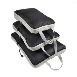 Storage Bags Travel Bag Compressible Packing Cubes Foldable Waterproof Nylon Portable Handbag Luggage Organiser