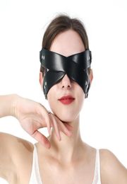 Sexy Leather Mask Punk Cosplay Blindfold Masquerade Erotic Cat Ear Rabbit Bunny Halloween Carnival Party bbyxgfT soif6987337
