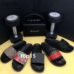 Top Quality Mens Womens Rubber Slipper Designer Sliders Shoes Slide Summer Beach Outdoor cool slippers Fashion Wide Ladys Flat Flip Flops Size 36-46