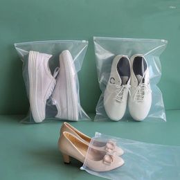 Storage Bags 5pc Shoes Dust Covers Closet Organiser Transparent Bag Waterproof Clothing Portable Household Travel Accessories