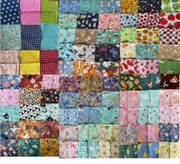 Dog Apparel 100pcs/lot Wholesale Puppy Pet Bandana Cotton Triangle Bandanas Bibs Handkerchief Tie Grooming Products SP01