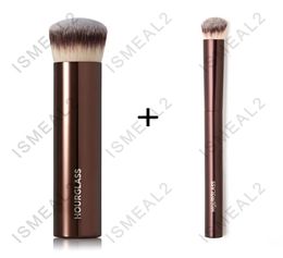 HOURGLASS Makeup Beushes 2Pcs Set Concealer Vanish Seamless Finish Foundation Brush Beauty Tool 2208122283196