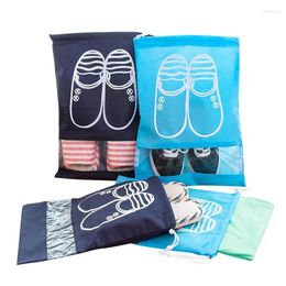 Storage Bags 2Pcs Shoes Bag Waterproof Dustproof Travel For Organizer Non-woven Portable Folding