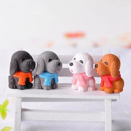 Decorative Figurines INKANEAR Mini Dogs Toys Anime Puppy Crafts Micro Fairy Garden Miniature/Terrarium Ornaments Accessories