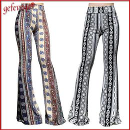 Vintage Floral Leopard Print High Waist Leggings Women Trendy Sexy Skinny Trousers Casual Wide Leg Flare Pants Spring Summer 240514