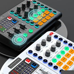 Other A/V Accessories Dj Mixer Sound Board Condenser Mic Otg Lossless Transmission For Home Computer Recording Special 240110 Drop D Dhbme
