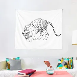 Tapestries Tiger Artwork Tapestry Wall Mural Home Decoration