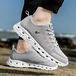 Casual Shoes H Sneaker Slippers For Men Sneakers Pattern Mesh In Summer Breathable Comfortable Mens Socks Low Cut