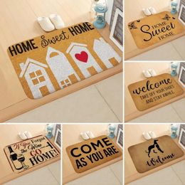 Carpets Kraft Paper Pattern Mat Decor Carpet Non-slip Easy To Clean Kitchen Area Rug Living Room Home Office Washable Welcome Doormats
