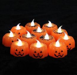 Classic Candle Lantern Pumpkin Design Small LED Durable Indoor Candle Lamp Candle Lantern Halloween Party Decoration GA385098639
