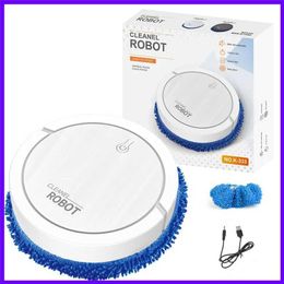 Robotic Vacuums New Intelligent Robot Sweeper Wet And Dry Mopping Hands-free Multifunctional Ultra-thin Robots Rechargeable Home Cleaner Tools J240518