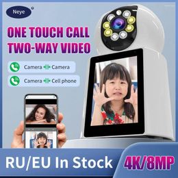 N_eye 4K 8MP WiFi Video Surveillance Camera Indoor Baby/Elderly Monitor Docking Full-Color Night Vision Automatic Tracking