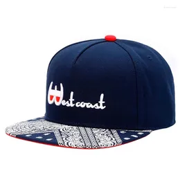 Ball Caps Brand WESTCOAST CAP Navy Hip-Hop Parkour Sports Snapback Hat For Men Women Adult Outdoor Casual Sun Baseball