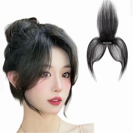 Clip In Baby Hair Air Bang Natural Human Hair Side Bangs Invisible Edge Replacement Fringe Forehead Hairline For Women Glueless 240518